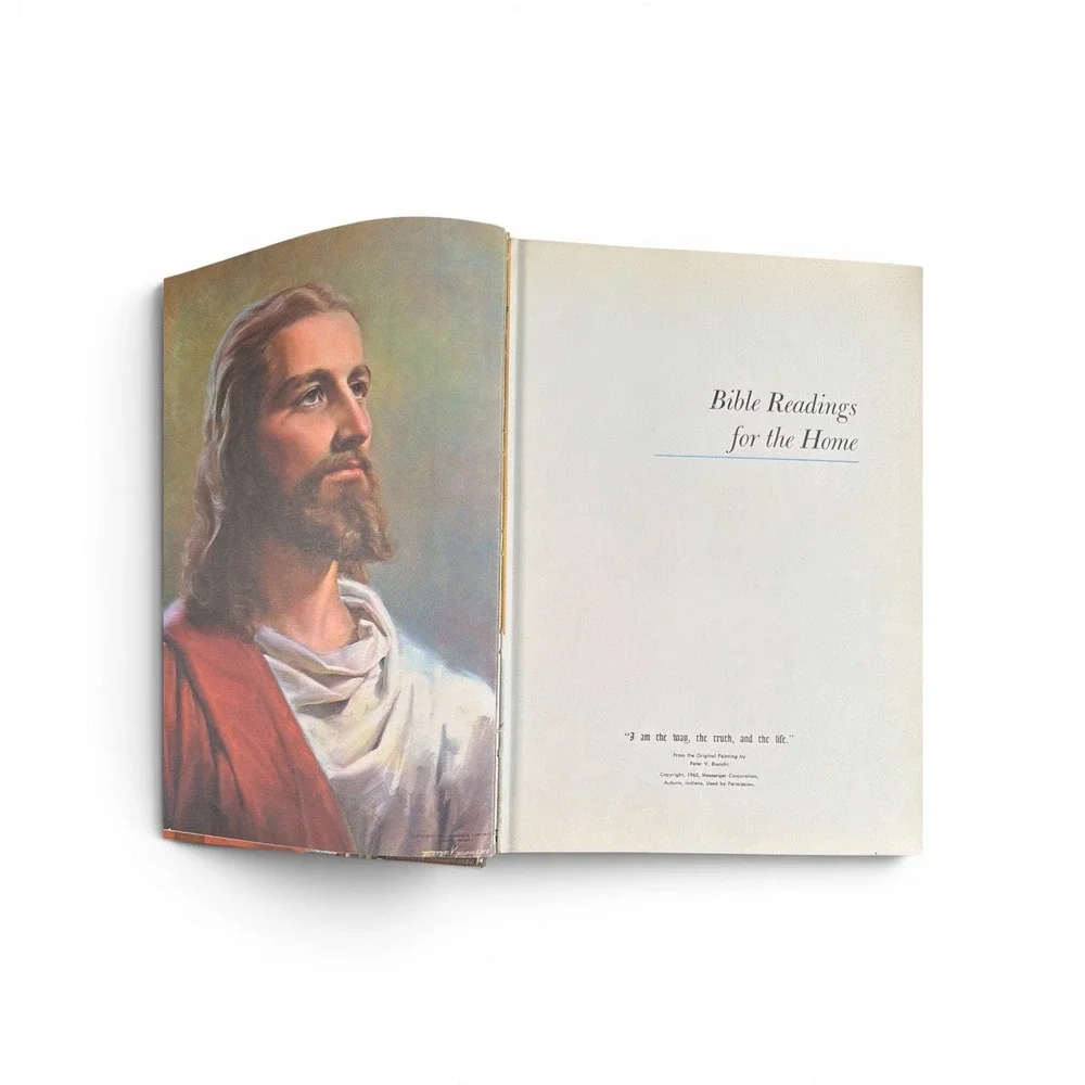 VTG 1962 Bible Readings for the Home Hardcover Illustrated Review and Herald SDA
